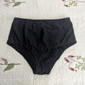 Black High-Waisted Swim Bottoms From Torrid